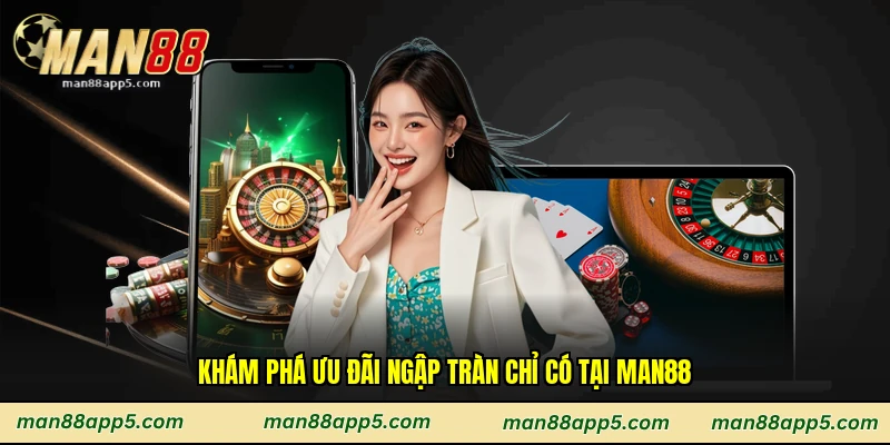 Khám phá ưu đãi ngập tràn chỉ có tại Man88